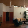 Livingroom in the straw bale house
